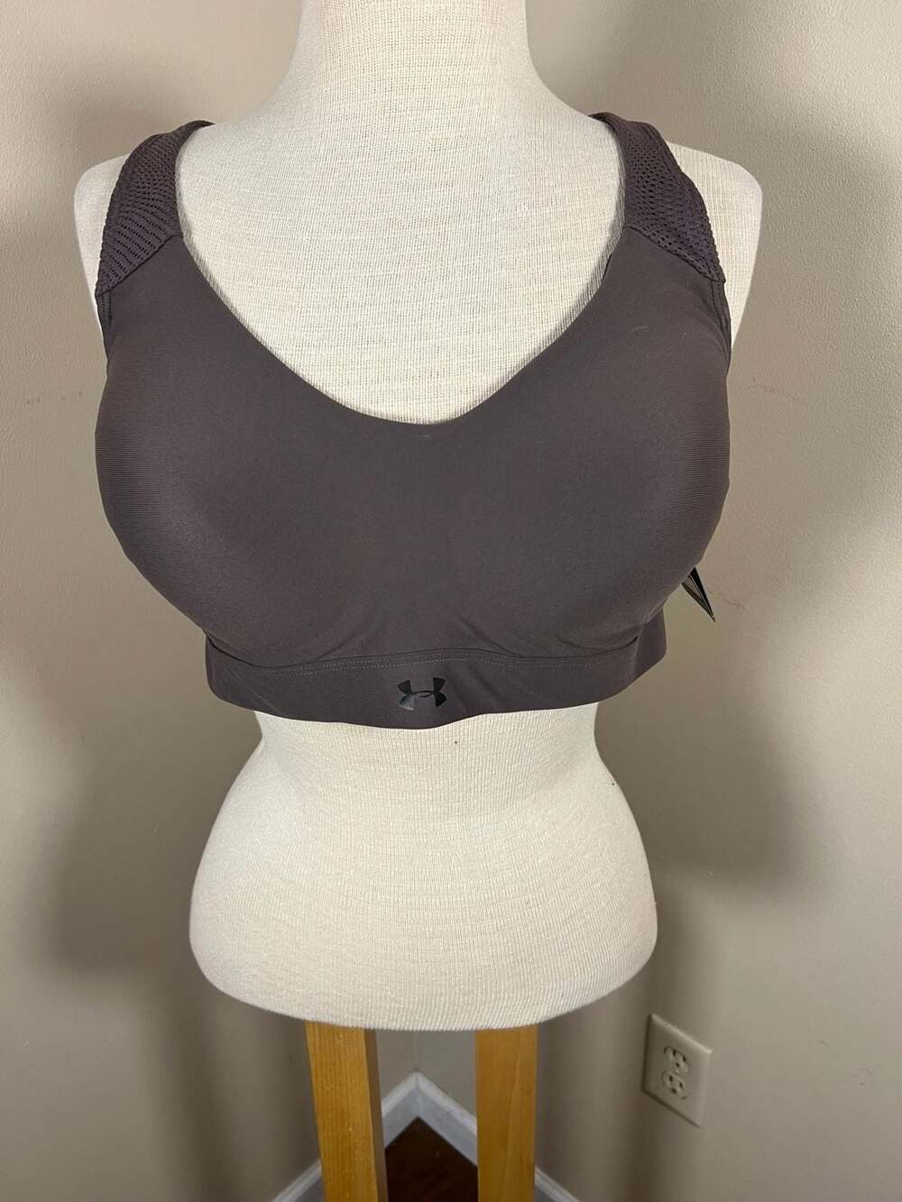 Under Armour Vanish Mid Mesh Women's Sports Bra XXL Purple